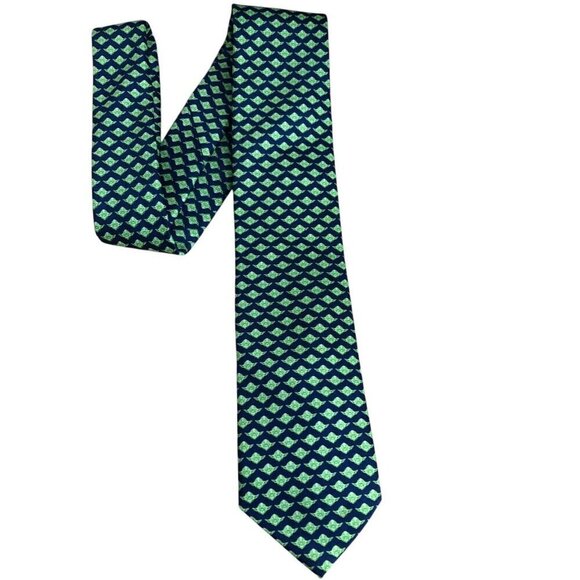 Star Wars Other - Star Wars Yoda Men's Green & Blue Necktie Lucas Film Ltd. Size 57" X 3" NEW